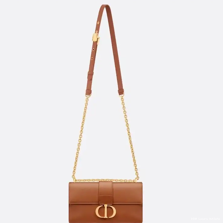 Cheap Brown Bag Chain 30 East-West Calfskin Montaigne With Dior 0705 Luxury